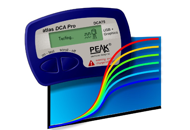 Peak Atlas DCA Pro Analyzátor polovodičových součástek Model DCA75 Uživatelský