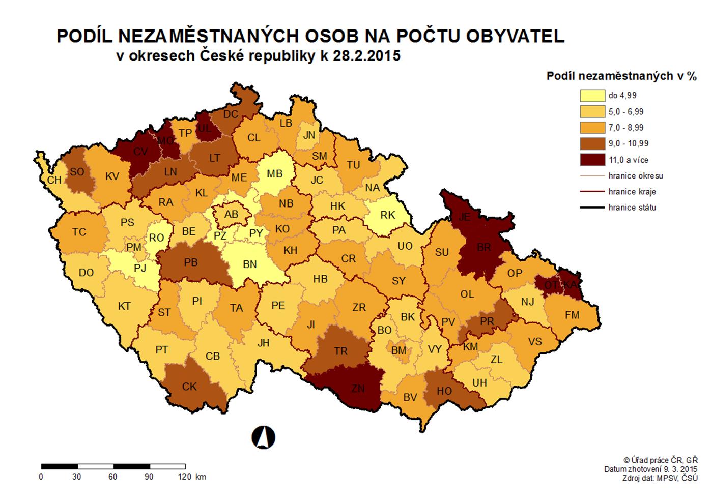 MAPA ArcView - Podíl