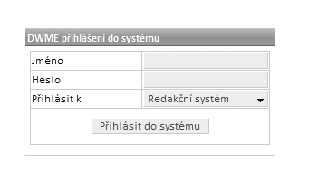 5.5. ŘÍZENÍ CHODU APLIKACE 5.5.1. PŘIHLÁŠENÍ Přihlášení do aplikace je realizováno přihlašovacím dialogem v souboru index.php.