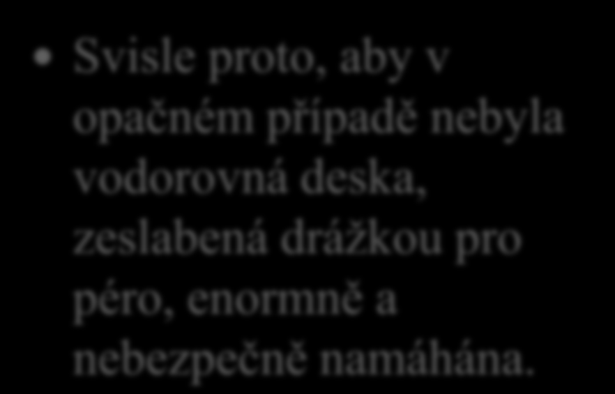 Spojování vloženými pery 19. Jakým směrem se orientuje péro v rohových spojích skříňového nábytku svisle nebo vodorovně?