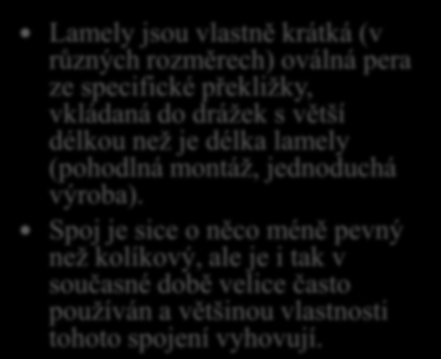 Lamely 20. Co jsou to lamely a jaká je jejich výhoda?