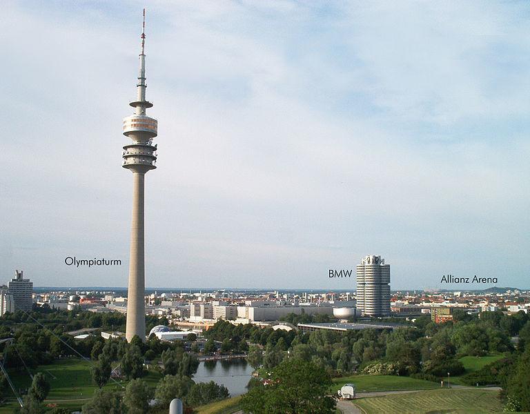 7 Olympiapark in München Sport, Konzerte, Kino, Feuerwerk.