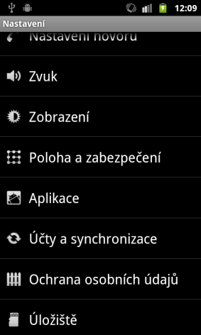 Krok- Stisknout synchronizovat nyní. 5. Krok- V menu s aplikacemi vybrat Facebook aplikaci. 6. Krok- Stihnout sw tlačítko menu. 7. Krok- Stisknout obnovit.