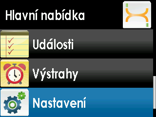 2 2.2 NABÍDKA NASTAVENÍ Nabídka nastavení umožňuje změnit čas, datum nebo ID vysílače i po dokončení průvodce nastavením. 2.2.1 VSTUP DO NABÍDKY NASTAVENÍ 1.