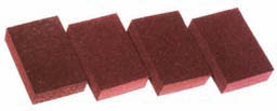 3-3 FLEXIBILNÍ BROUSICÍ PROSTŘEDKY Brousicí podušky ABRA PAD Rozměr 123 x 100 x 12 mm Zrnitosti: P60, P80, P100, P220 ABRA PAD jsou vysoce flexibilní brousicí podušky tloušťky 12 mm s molitanovou