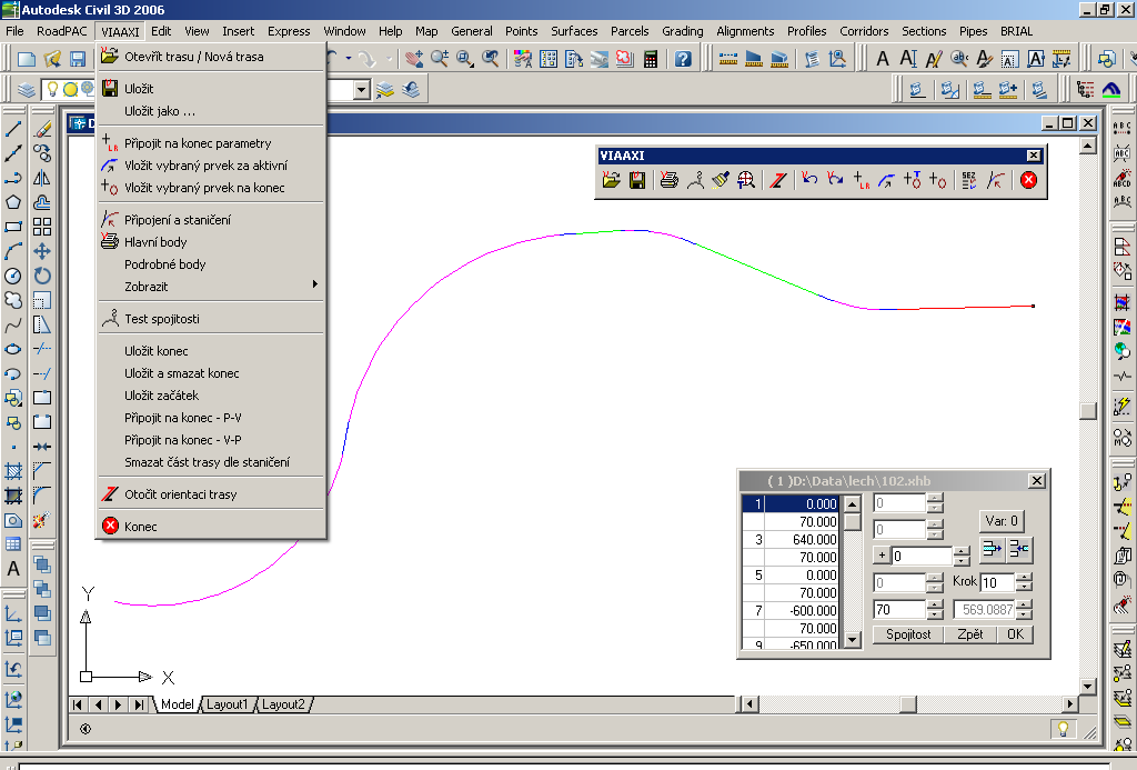 obr. 1 Hlavní prvky programu na obrazovce obr. 2 Toolbar programu 6.