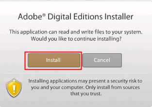 3. Instalace Adobe Digital Editions Pro čtení eknih zabezpečených pomocí DRM musíte mít nainstalován software Adobe Digital Editions (dále jen ADE) a musíte mít vytvořen účet u společnosti Adobe (tzv.