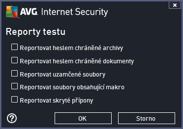 Možnosti vypnutí počítače - určete, zda má být počítač po dokončení testu automaticky vypnut.