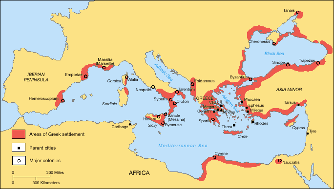 Konec archaického období v Řecku Archaické období 7.-6.