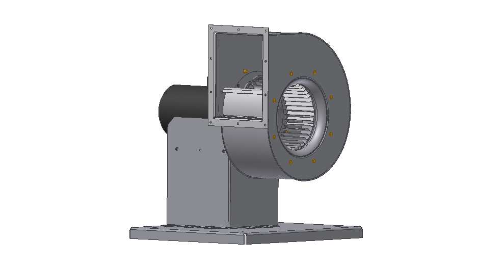 RNH Nízkotlaký ventilátor s přímým pohonem, průtok 320 75000 m3/h, tlak 1000 Pa Všeobecné údaje - jednostranně sací - nízkotlaký - dopředu zahnuté - 5 velikostí - s motorem Možnosti pohonu - S přímým
