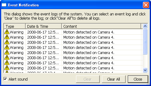 HW NVR uživatelský manuál Nouzový záznam: Spustí/zastaví nouzový záznam vybrané kamery. V systémovém nastavení lze změnit oprávnění pro záznam z kamer.