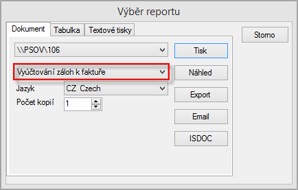 Faktura pak do kontrolního hlášení buď nevstoupí vůbec (pokud byla v celé výši uhrazena zálohou a zdaněna z přijaté platby) nebo pouze ve výši rozdílu (pokud je hrazena zálohou částečně).