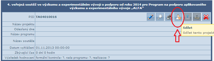 C. Informační systém 1. Jak může další účastník přistupovat k projektu v informačním systému?