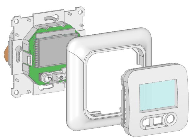 60 mm 8,5 mm Termostat je vybaven Lithiovou nabíjecí baterií Panasonic (VL 62 3V/,5mAh), která udržuje nastavený program po dobu minimálně 2 hodin.