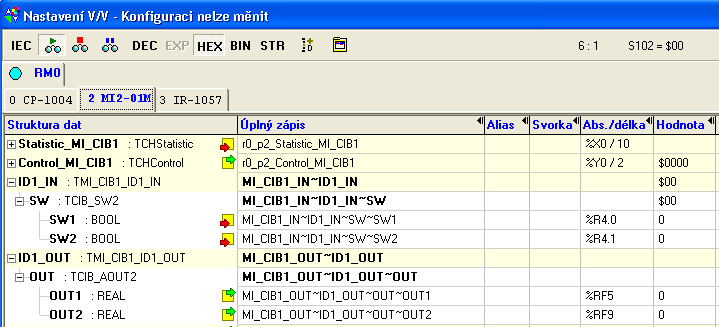CIB JEDNOTKY 3.17.1. Konfigurace Obr. 3.57 Konfigurace jednotky Typ Výběr rozsahu analogového výstupu : - 0 10V - 1 10V 3.17.2.