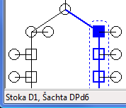 Podélným profilem kanalizace a Podélným profilem voda, plyn. Exportuje data stoky ve formátu CDF (*.cdf4kan). Importuje na stoku data z Podélného profilu kanalizace 3 (*.kan3).