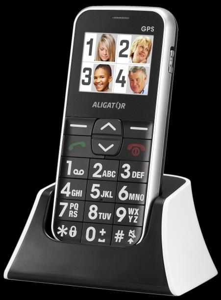 ALIGATOR C200g Telefon pro seniory se zdravotními a