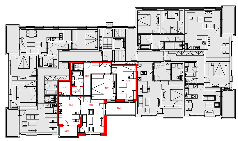 Byt 2.9-3+1/2B, 103,56 m2, 2.