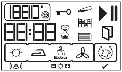 12 4. Výběr programu a ovládání vaší sušičky Ovládací panel 1.