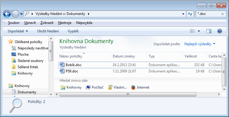 5. Napište, jak spustíte ve Windows 7 program Kalkulačka. Vložte obrázek se spuštěným programem Start, zde zadat přímo jméno programu (Calc) nebo název programu (Kalkulačka) 6.