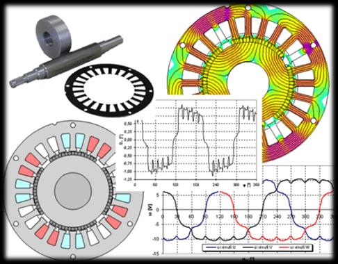 Výuka na UVEE Využití PC a CAD systémů pro tvorbu modelů elektrických strojů Tvorba technické dokumentace, vizualizace a animace 3D modelů, booleovské operace s 2D a 3D modely jsou témata, se