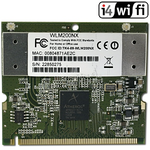 COMPEX: WLM200NX minipci karta 802.11n, Atheros AR9220 (2,4/ 5 GHz) Karta s plnou podporou standardu 802.