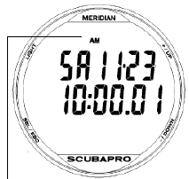 2. Meridian jako hodinky Výchozím a referenčním bodem pro popis Meridian jako hodinek je hlavní zobrazení denního času.