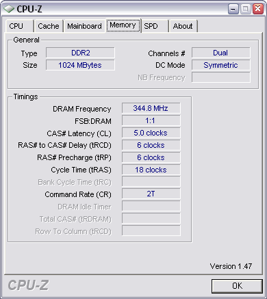 Pozice klíče u pamětí DDR udává napájecí napětí Diagnostika CPU-Z (přetaktování Core 2