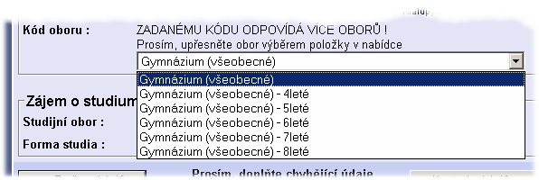 ČÁST II - Elektronická přihláška - rodné číslo - uvádí se ve tvaru RRMMDD/XXXX, kde RR je poslední dvojčíslí roku narození, MM je měsíc narození v dvojciferném tvaru (u žen +50), DD je den narození