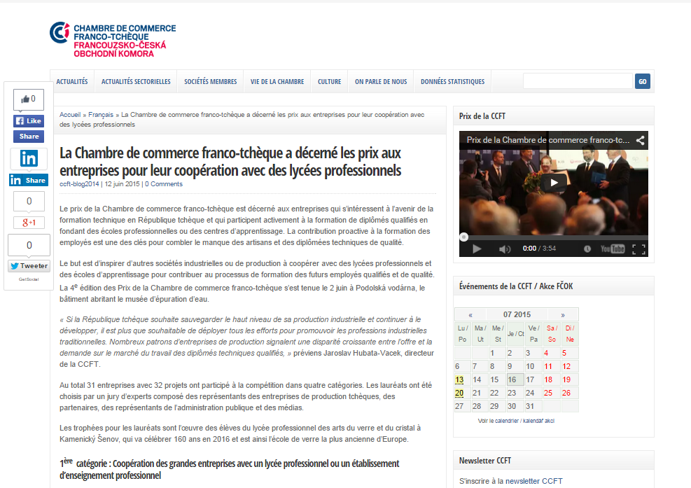 Portail d actualités CCFT News /
