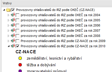 6.1 Charakteristika základních vrstev IRZ a jejich grafické znázornění 1.