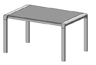 DREAM Design Interior Point Rozkládací kovový stůl s dvěma prodlouženími. Lakovaný hliníkový rám. Rozkládací systém namontován na hliníkových tlumících pojezdech.