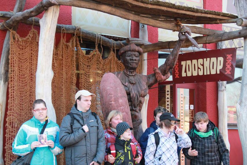 NÁVŠTĚVA V ZOO Za překrásného slunného počasí jsme se ve čtvrtek 19. března vypravili do ZOO ve Dvoře Králové nad Labem.