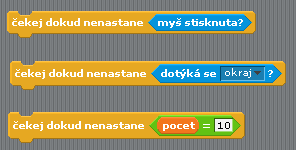 Časování příběhů Jedna z možností synchronizace několika skriptů Čekací smyčka s