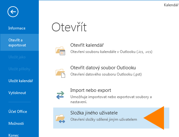 Vytvoření dalších kalendářů 1. Klikněte na položku Kalendář na navigačním panelu. 2. Klikněte na kartu Složka a pak na Nový kalendář. 3. Do pole Název zadejte název nového kalendáře. 4.
