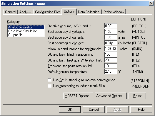 Analýza elektronických obvodů programem PSpice 27 otevřít volbou PSpice/View Output File.