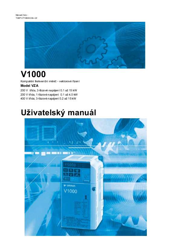 velikost, příslušenství, atd.). Podrobný návod k použití je v uživatelské příručce.