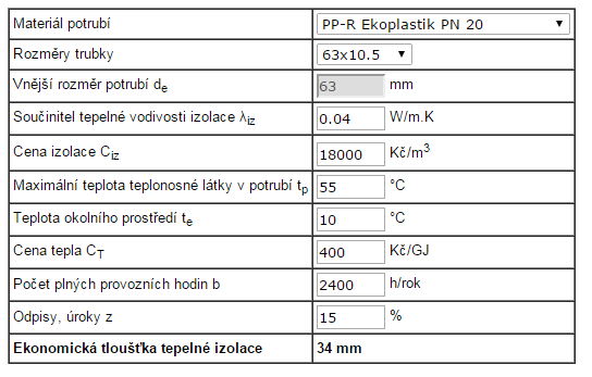 Potrubí PPR, PN 20, průměr 40 x 6,7 > Isover ML-3, 40 mm Potrubí PPR, PN 20, průměr 50