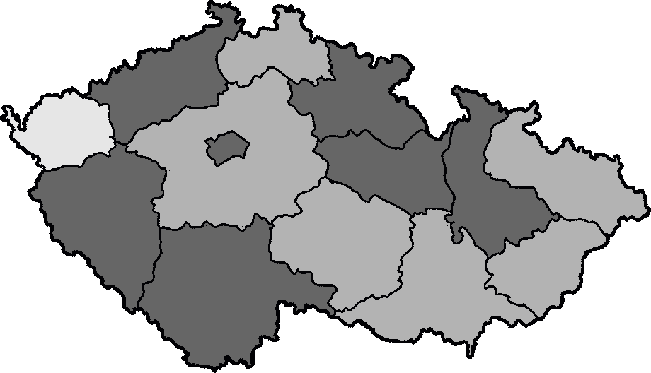 2. Počet registrovaných osobních automobilů v ČR v letech 2001-2009.