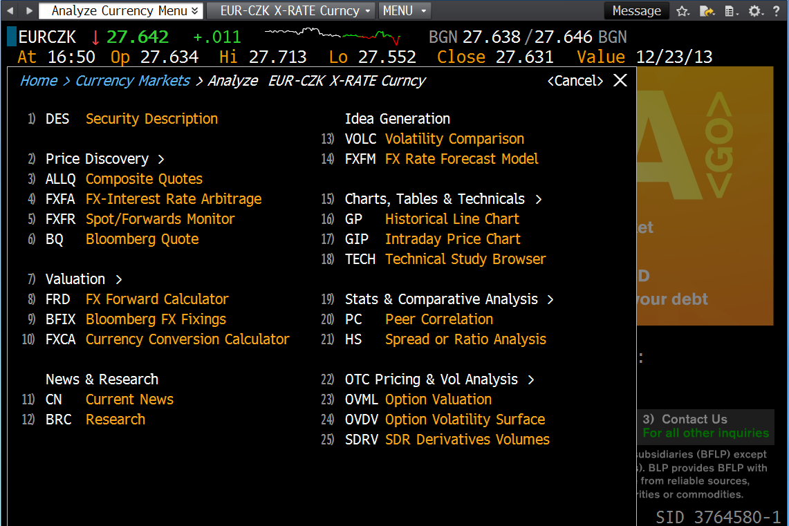 EUR/CZK
