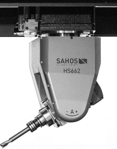 Stroj v 5osém provedení nabízíme s osazením precizní automatickou naklápěcí hlavou HB 662 nebo HB678 s vřeteny typu ES779, ES789 a ES510.