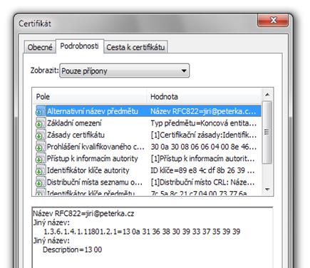 současná praxe v ČR do certifikátů se vkládá IK MPSV přímo v CN (eidentity) v ASCII kódu v jiné položce (I.