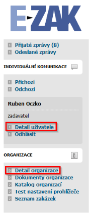 6. Správa uživatelů a organizace V rámci jedné registrované organizace lze vytvářet účty pro více uživatelů.