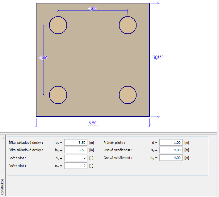 Abychom nemuseli všechny vstupní parametry výpočtu zadávat znovu, využijeme možnost importu dat. V programu GEO 5 Piloty spustíme úlohu 14.