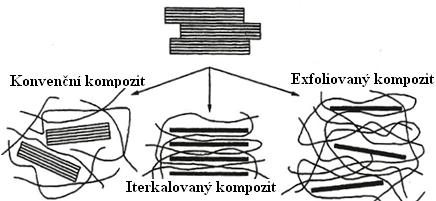 Pro účely této práce je vhodné rozlišit dva typy nanokompozitů s minerálním plnivem, a to na nanokompozity s plastickým a neplastickým plnivem. 4.1.