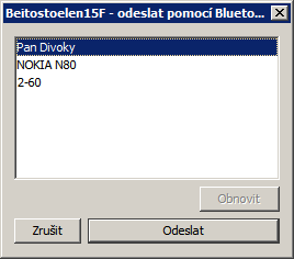 5.2. IMPORT PŘES BLUETOOTH 5.2 Import přes Bluetooth Poznámka: Pro import startovky přes Bluetooth musí telefon obsahovat Java Bluetooth API - JSR 082. (a) (b) (c) (d) Obrázek 5.