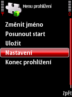 Kapitola 7 Nastavení (a) Z hlavního menu (b) Z hlášení (c) Z prohlížení startovky Obrázek 7.1: Přístup k nastavení Program Mobile Elizabeth 2009 umožňuje částečně nastavit chování a zobrazení.