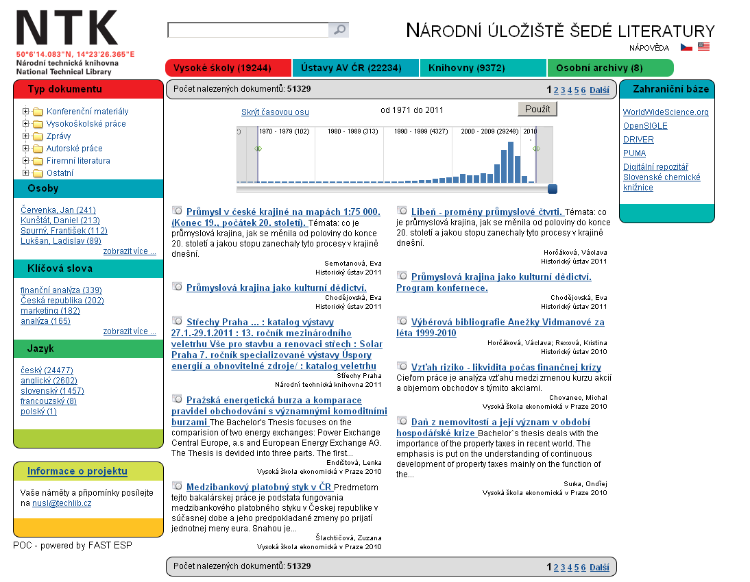 V souvislosti s budováním digitálního repozitáře NUŠL vzniká partnerská síť institucí, které šedou literaturu produkují.