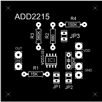 PŘÍLOHA P III: SEZNAM SOUČÁSTEK VČETNĚ DPS AD22151 Klič Druh Hodnota Pouzdro IC1 Hall sensor AD22151 SOIC C1 kondenzátor