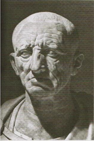 Marcus Porcius Cato starší 8) Řečník a politik Cato starší byl jedním z Římanů, kteří požadovali úplné zničení Kartága po druhé punské